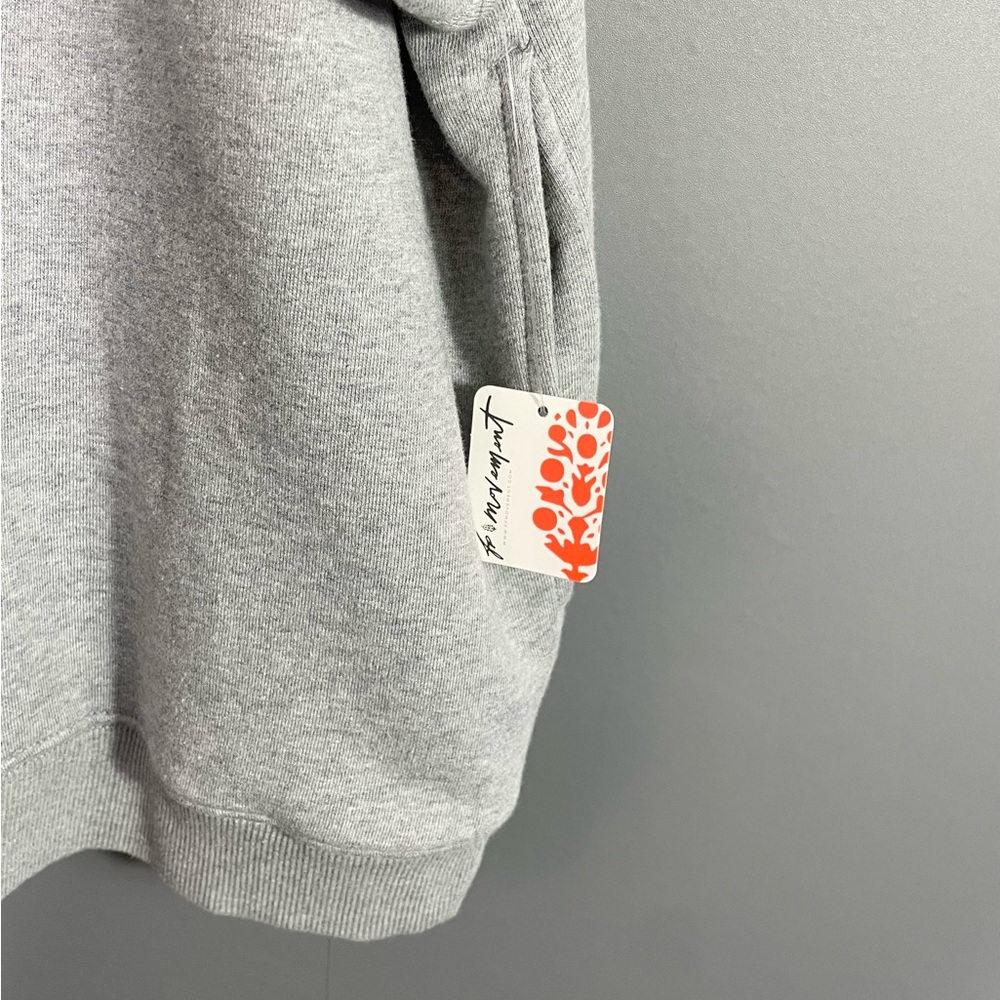 Free People FP Movement All Star Buti Logo Pullover Sweatshirt Oversized NWT - Picture 10 of 16